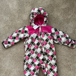 Like new Columbia toddler 18mo Snuggly Bunny Bunting